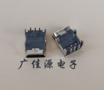 惠阳Mini usb 5p接口,迷你B型母座,四脚DIP插板,连接器