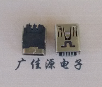 惠阳MINI USB前两脚插座 90度卧式 端子DIP针脚定义