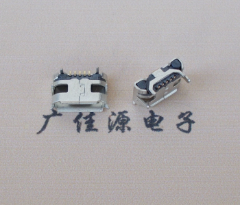 惠阳Micro USB接口 usb母座 定义牛角7.2x4.8mm规格尺寸