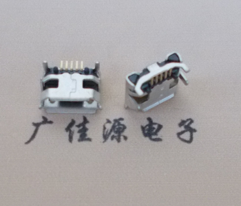 惠阳Micro USB母座牛角间距7.2x6.6mm加长端子定位柱