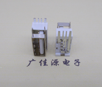 惠阳USB侧立式短体10.0尺寸 侧插加宽脚5A大电流插座