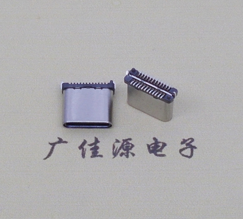 惠阳USB TYPE-C接口短体24P公头立式贴板高度H=8.0mm 高速数据传输快充电款