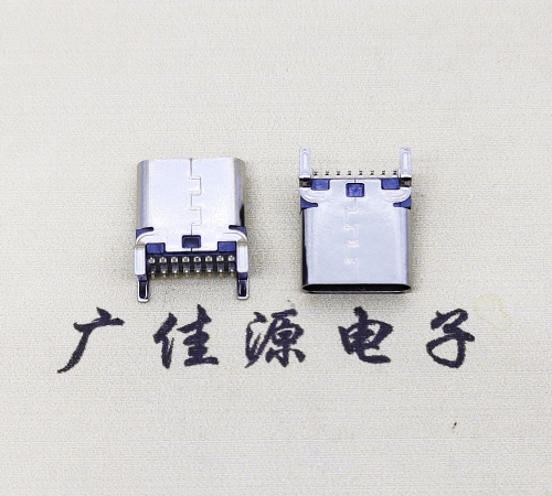 惠阳USB 3.1TYPE-C16Pin立贴母头座子引脚接线正负级详解